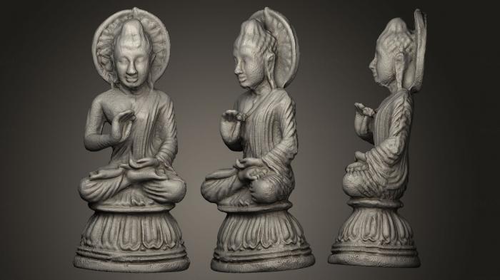 Buddha figurines (STKBD_0021) 3D model for CNC machine